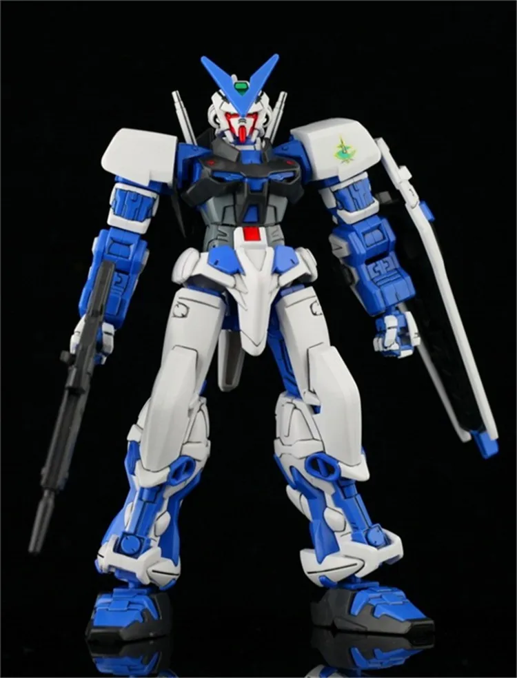 Bandai Gundam 1/144 HG GUNDAM астрая голубая рамка мобильный Костюм Фигурки сборные модели