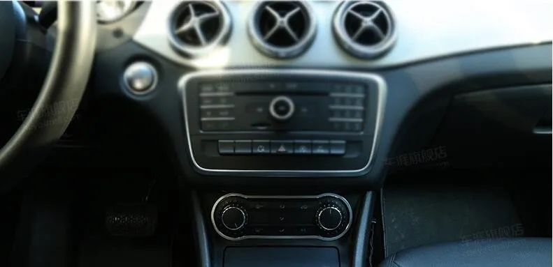 Алюминиевый сплав автомобильная панель кондиционера Накладка для Mercedes Benz CLA 200 220