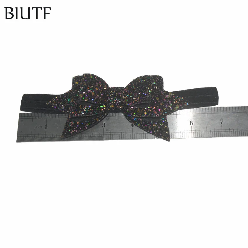 10 шт./лот бутик повязка на голову эластичная с 5 ''бутик блеск синтетическая