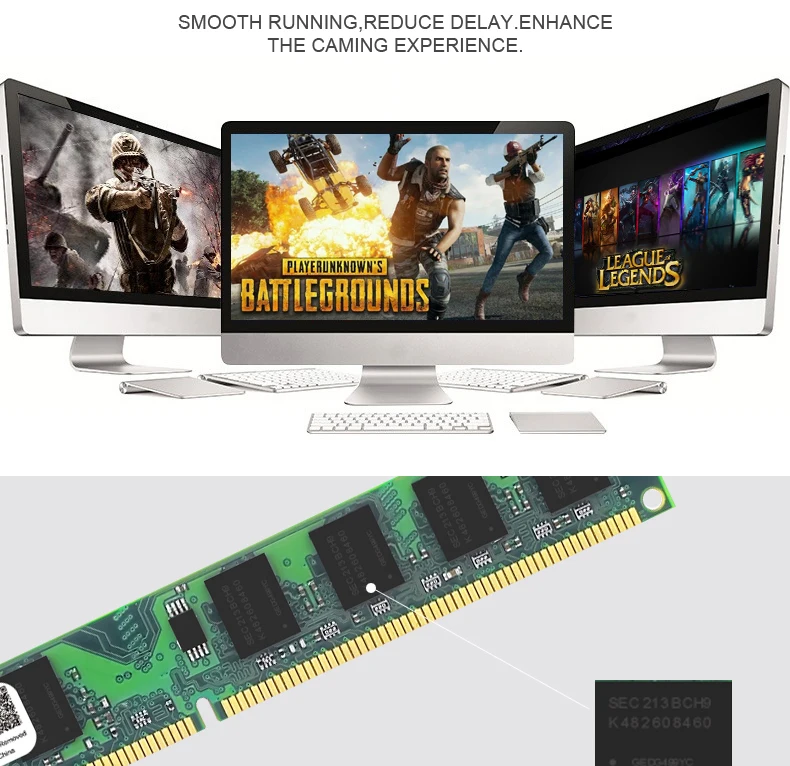 Suntrsi Ram 2 GB DDR2 настольная память DDR2 2 GB 800 MHz 667 MHz для настольного компьютера 1,8 V 240pin