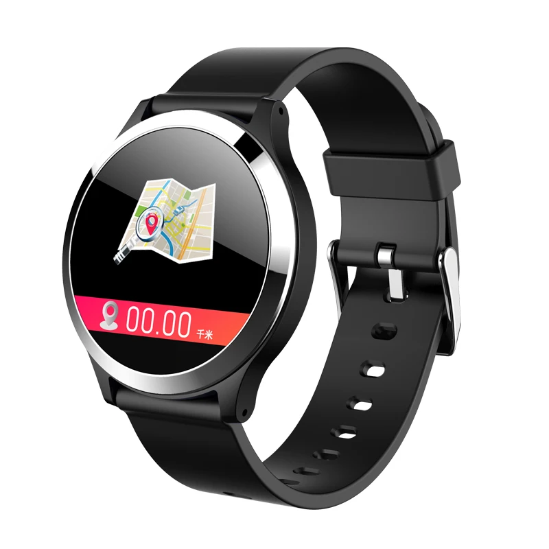 black silica B65 Смарт-часы водонепроницаемые спортивные Smartband ЭКГ+ PPG кровяное давление монитор сердечного ритма мульти-спортивный режим фитнес-браслет - Цвет: black silica