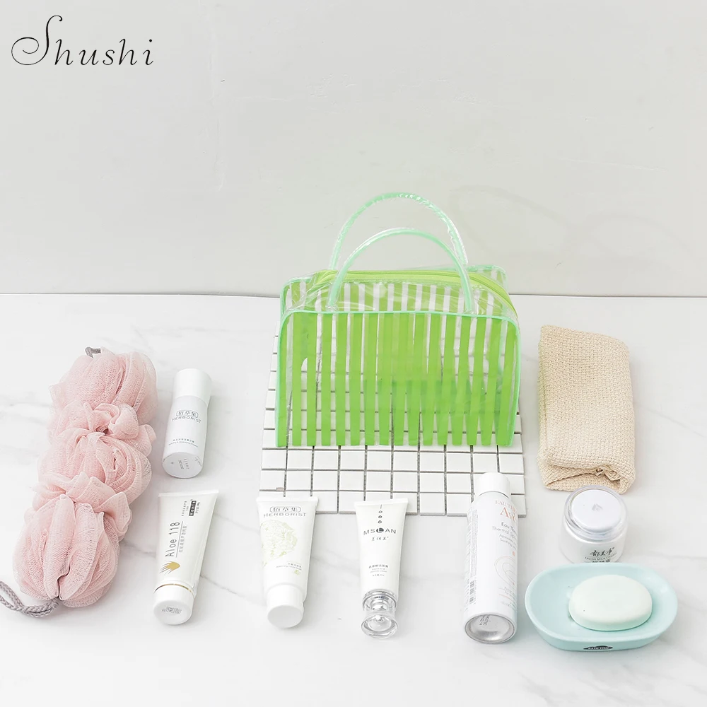 Прозрачная сумка для ванной SHUSHI лидер продаж персональный дорожный Органайзер