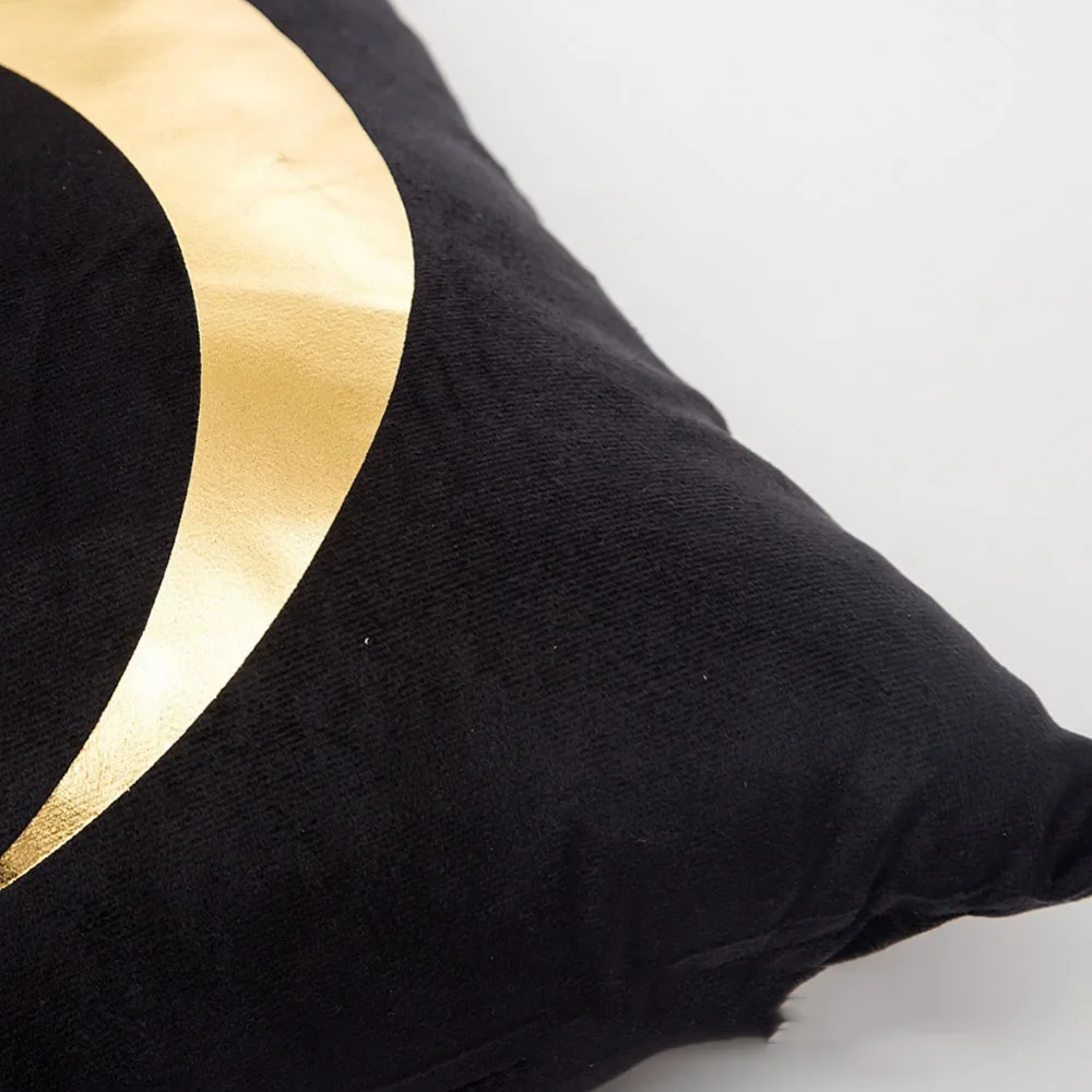 

Meijuner Chair Cover Super Soft Black Hot Stamping Chair Case Simple Modern Car Sofa Cushions Students Dormitory Cushion Waist