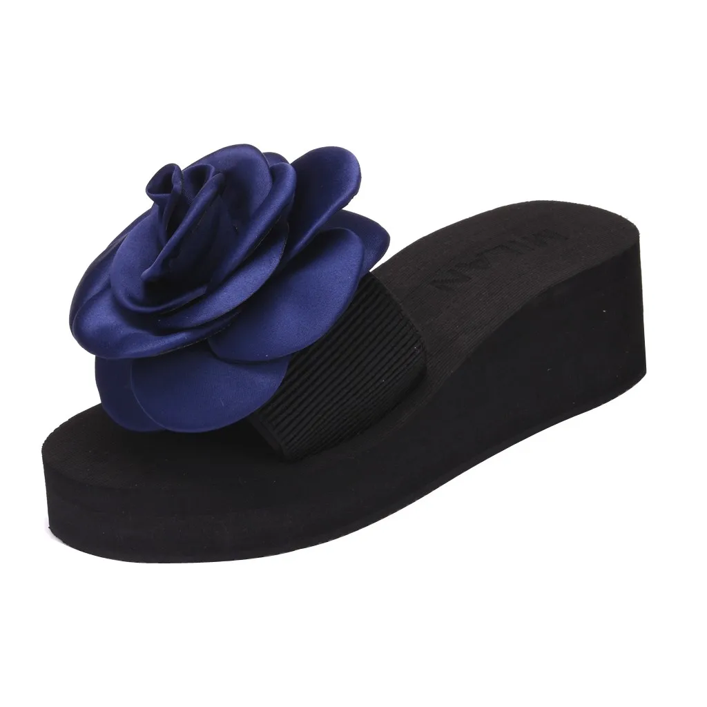 Сандалии SAGACE женские с цветами летние шлепанцы для дома и улицы пляжная обувь