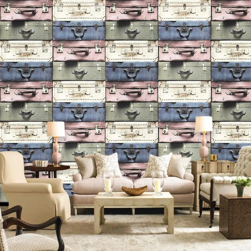 Custom mural 3D bookcase background wallpaper hotel KTV bedroom waterproof non-woven murals | Обустройство дома
