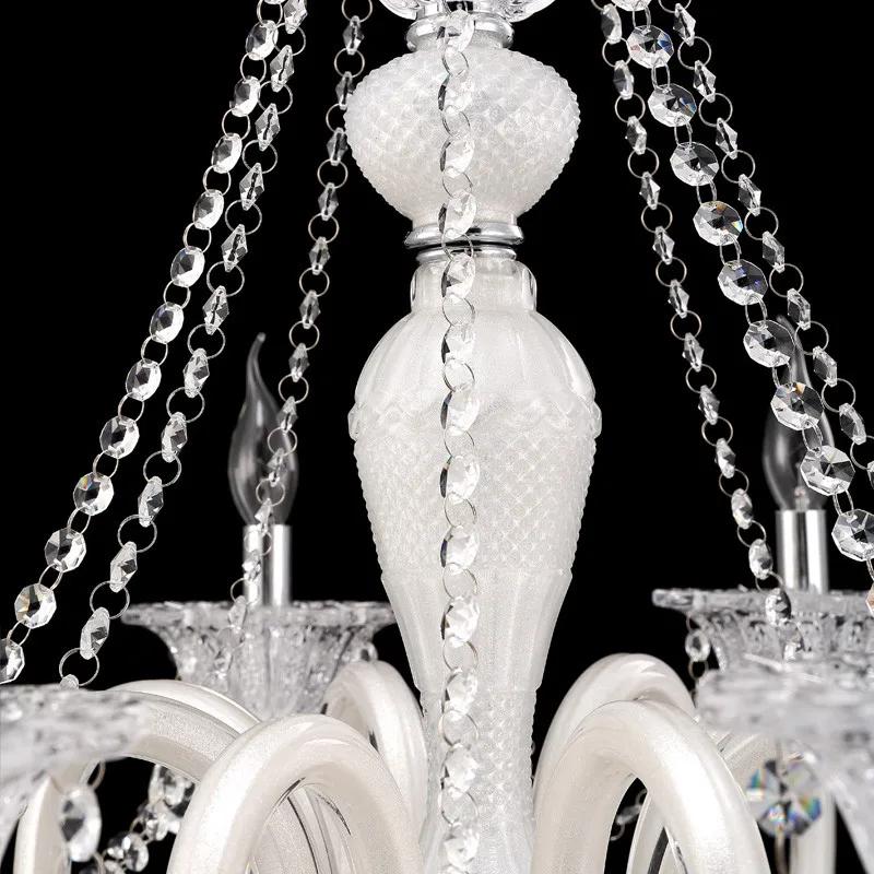 Современная светодиодная люстра хрустальный светильник для спальни лампа с
