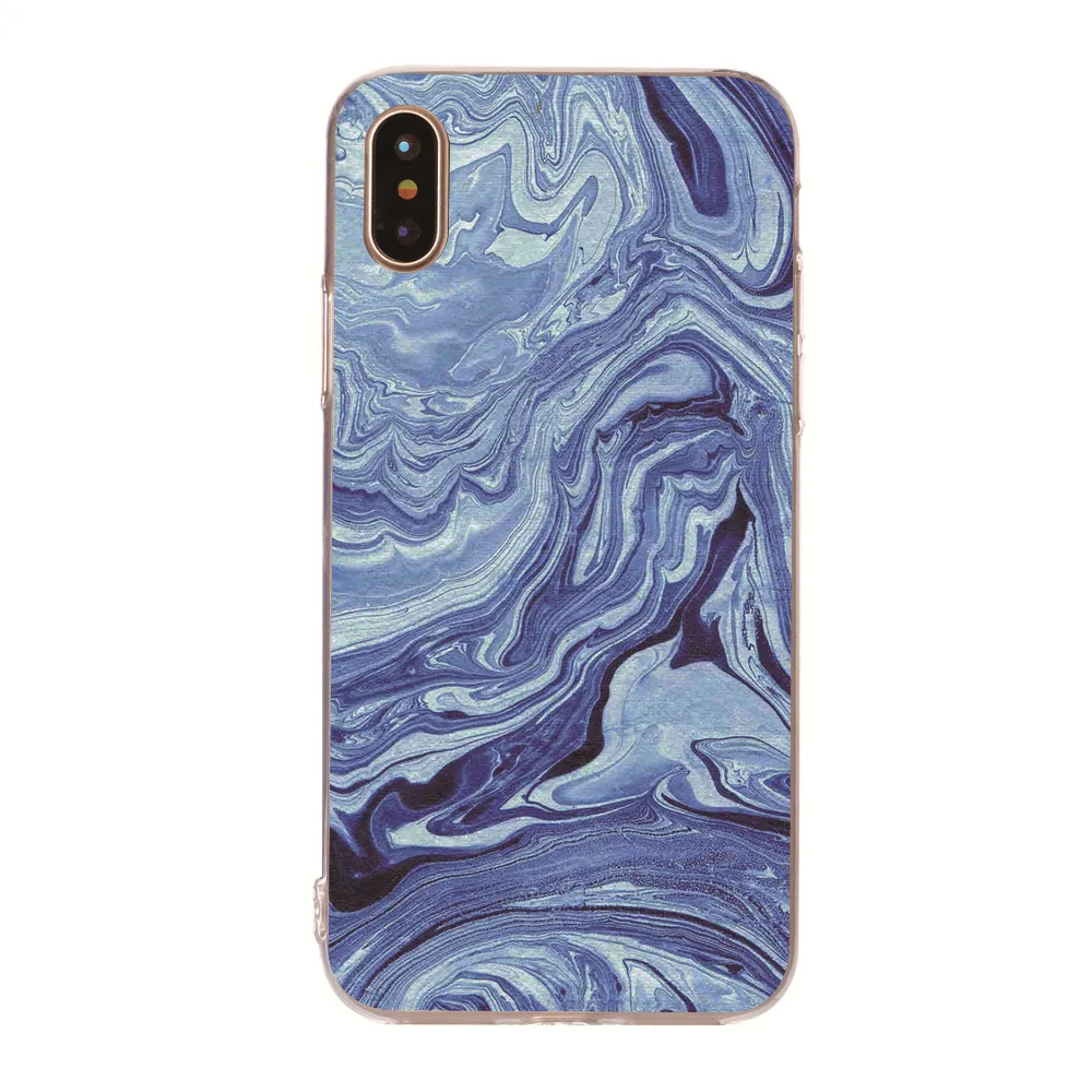 Силиконовый чехол Marmer Zachte из ТПУ для iPhone5 5S SE 6 6S 7 7PLUS 8X8 PLUS Чехлы мобильных