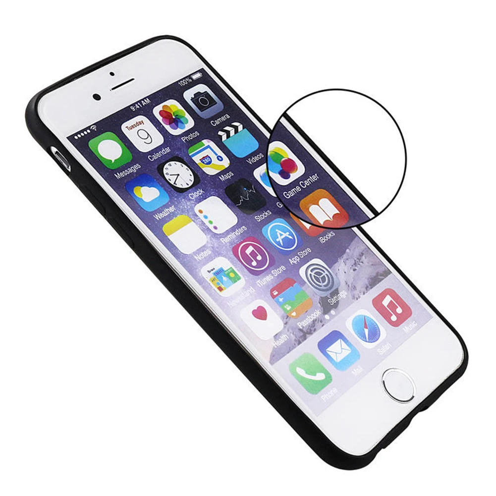 Для iPhone 6 6s 7 Plus 5/5S/ТПУ телефон Shockpof Чехол Мягкий Роскошный задняя крышка