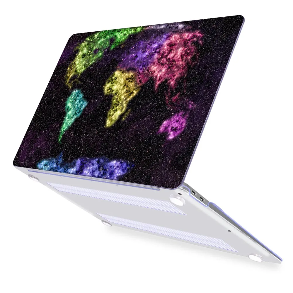 A055 Чехол для ноутбука Redlai цвета кристально чистый для Macbook Pro 13,3 15,4 retina Air 13 дюймов A1932 для Macbook Pro 13 16 Touch bar - Цвет: A055