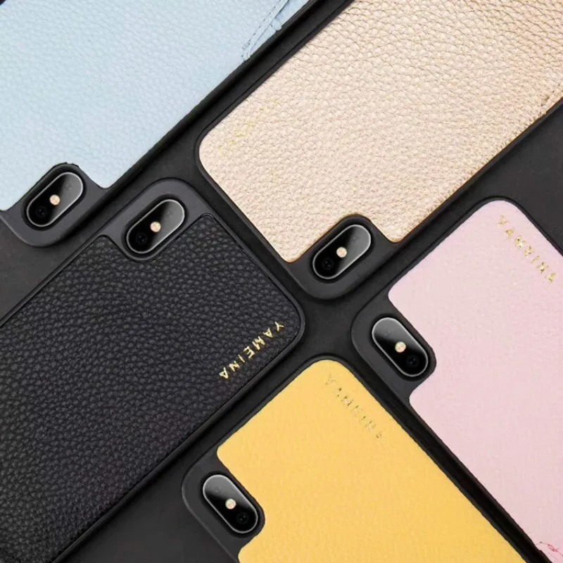 Шикарный кожаный Простой чехол с отделением для карт длинным ремешком Iphone X 6S 6 7 8