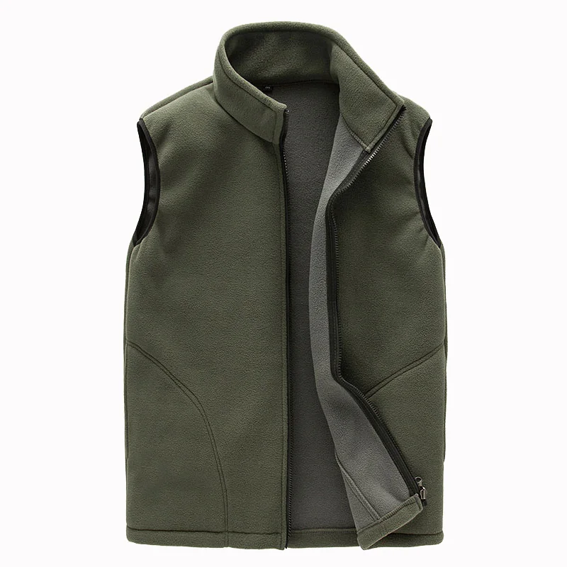 Men Dark Army Green Aufdiazy осень-зима Для мужчин Для женщин Пеший Туризм жилеты открытый спортивный мужской флис Термальность треккинг Отдых на природе Восхождение Рыбалка жилет JM111 - Цвет: Men Dark Army Green