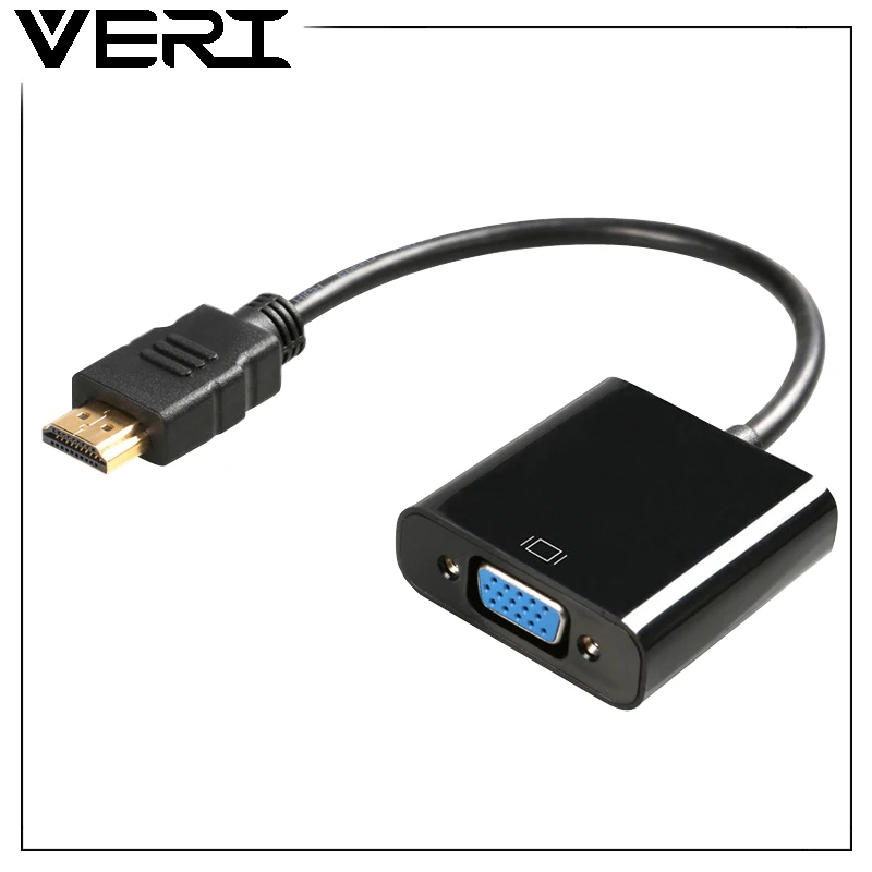 Вери мужчин и женщин 1 4 Версия HDMI конвертер VGA HD кабель-адаптер для портативных ПК