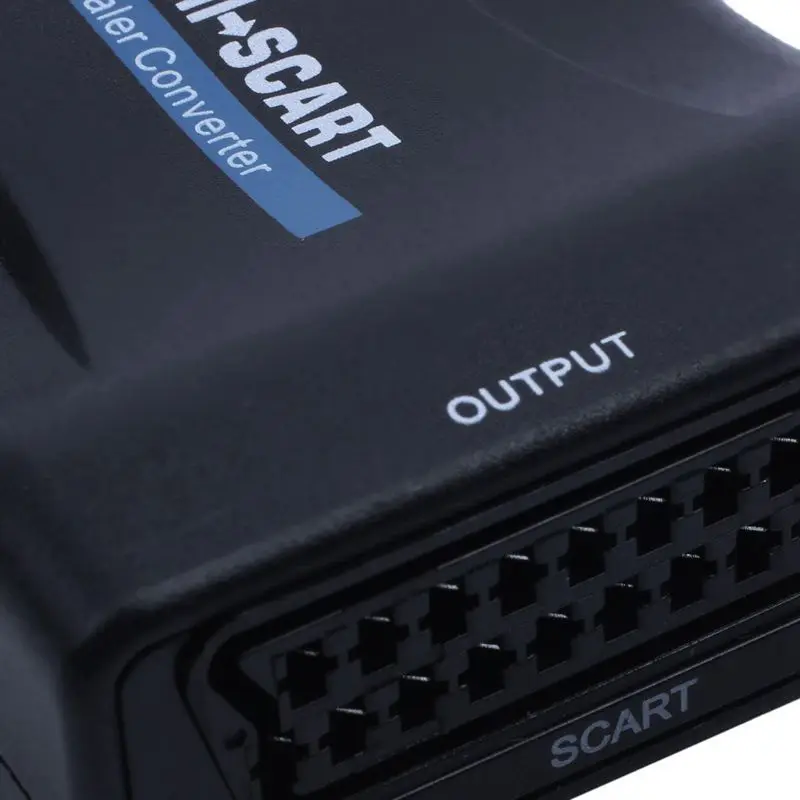 HDMI к SCART адаптер 1080p видео аудио конвертер Scaler смартфон STB DVD |