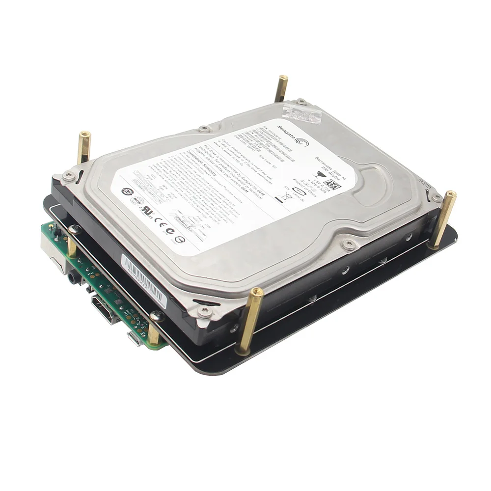 Raspberry Pi X830 V2.0 3,5 дюймов SATA HDD плата расширения хранения с блоком питания/адаптером для Raspberry Pi 3 Model B+(плюс)/3B