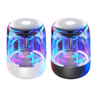 tws 6d surround c7 bluetooth v5 0 wireless speakers hifi stereo column portable speaker romantic colorful light with microphone