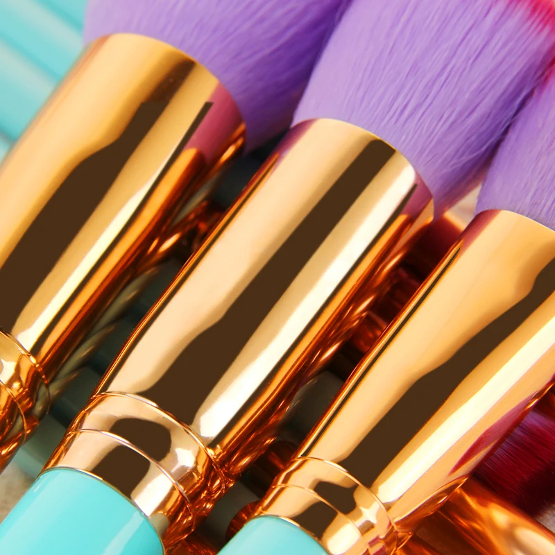 BBL 10 шт Ulta chic сердце оболочки Профессиональные кисти для макияжа Пудра основа