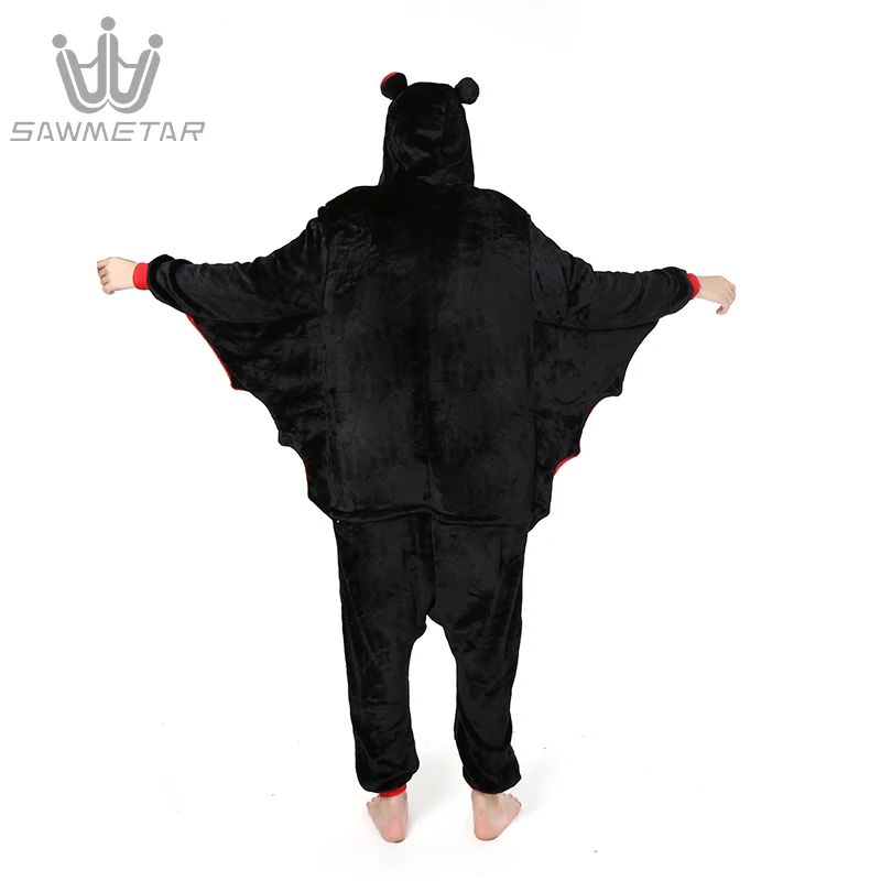 Для женщин Kugurumi взрослых пижамы с животными панда на зиму, теплые, фланелевые пижамы Для женщин Пижама с длинными рукавами комбинезон одежда для дома