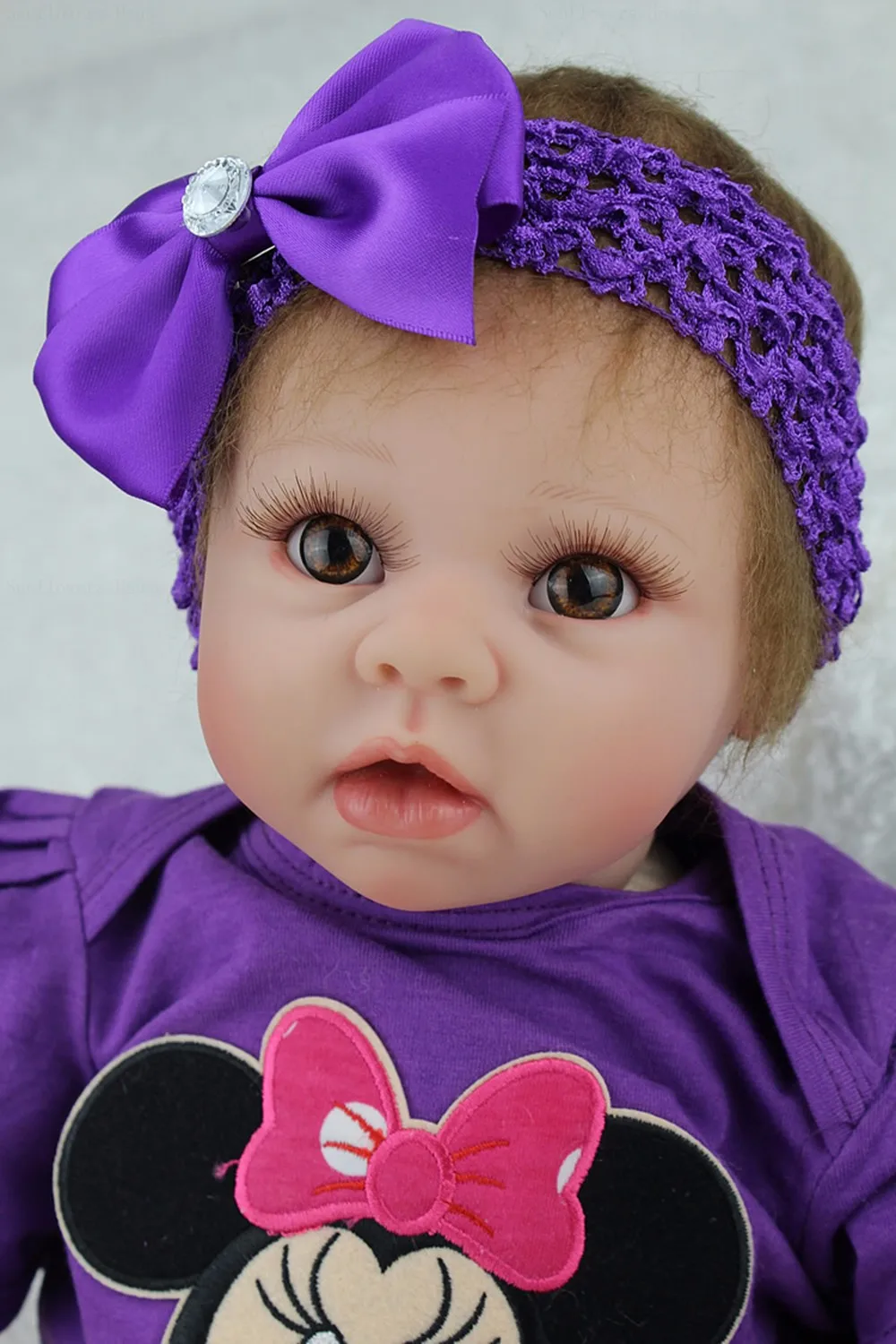 55 см 2" Reborn baby куклы игрушки силикона Винил новорожденных реалистичные ребенка с одеждой и соску детский день рождения игрушки Brinquedos
