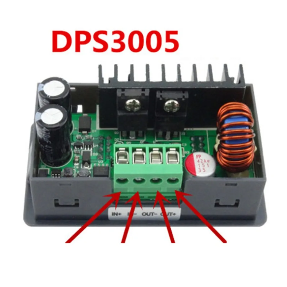 DPS3005 защита обратного соединения CNC DC Регулируемый блок питания понижающий