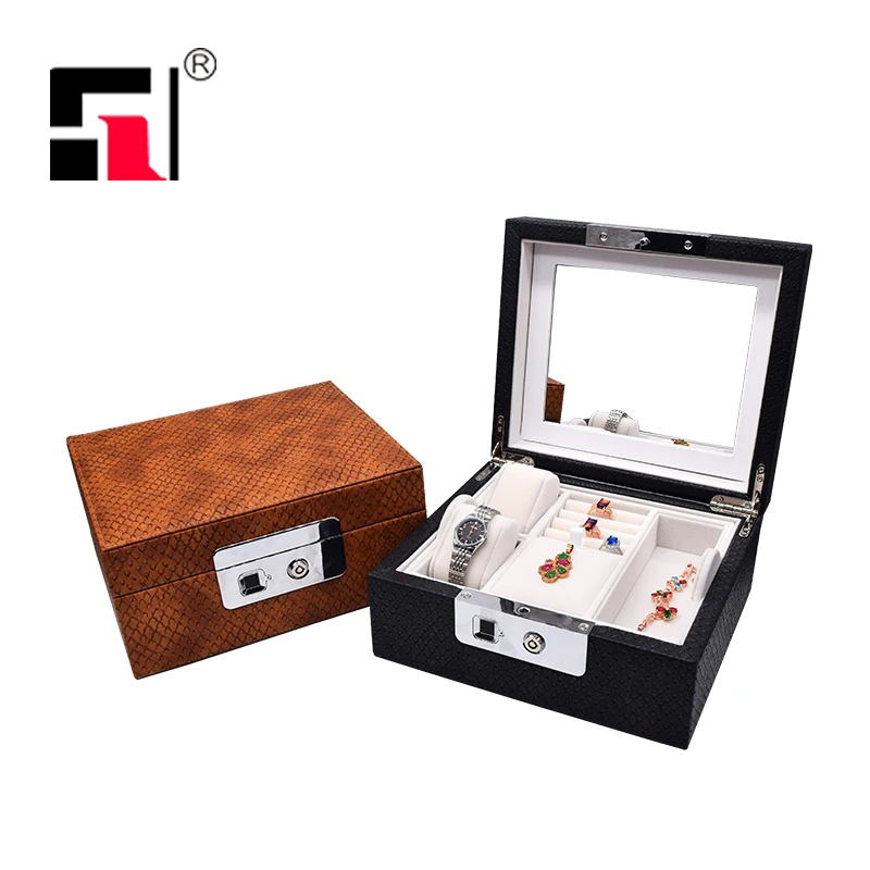 Высокая технология упаковки ювелирных изделий коробка с отпечатком пальца