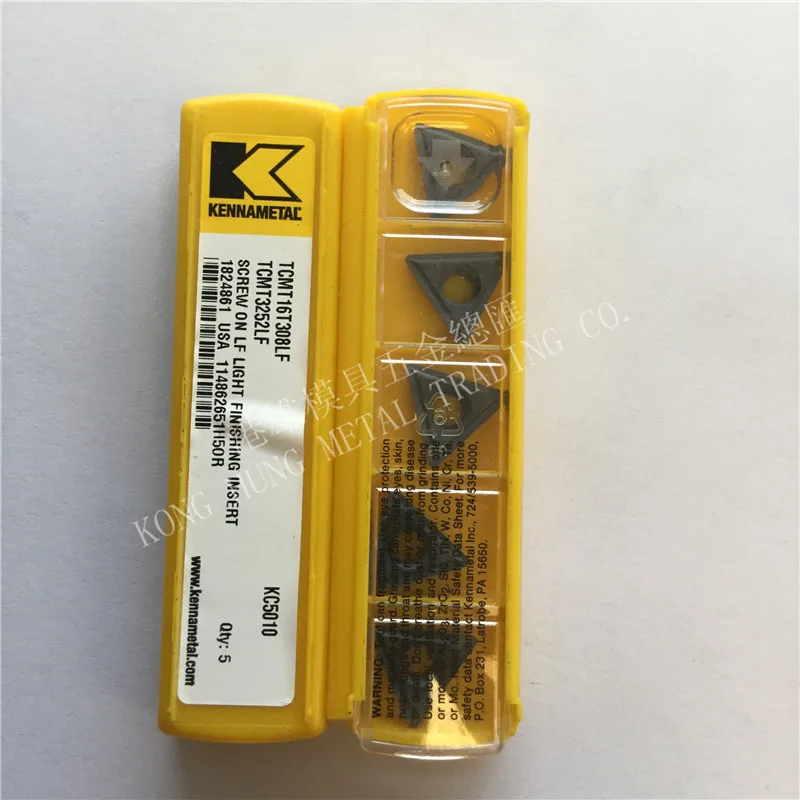 TCMT16T308LF KC5010 оригинальные вставки из карбида Kennametal токарные 10 шт./лот | Инструменты
