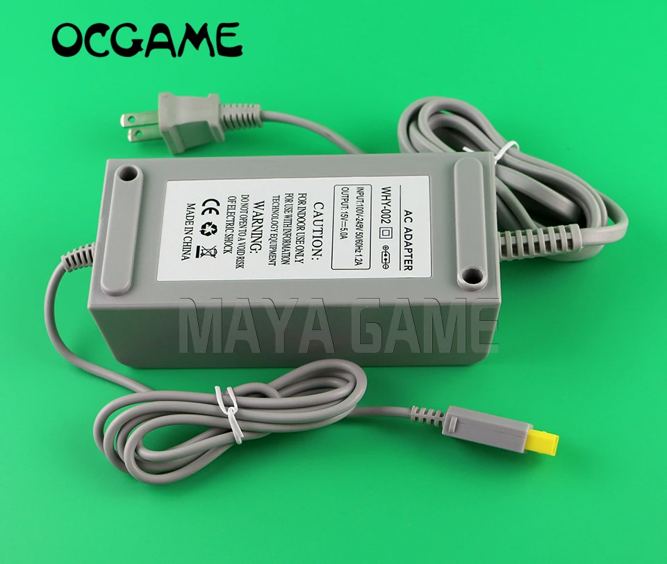 OCGAME US EU Plug AC настенное Зарядное устройство Мощность адаптер питания для Nintendo Wii U