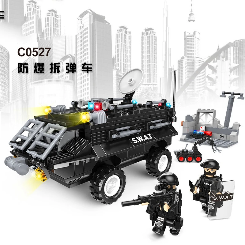 516 шт. детские строительные блоки игрушка Совместимость с legoingly city специальная