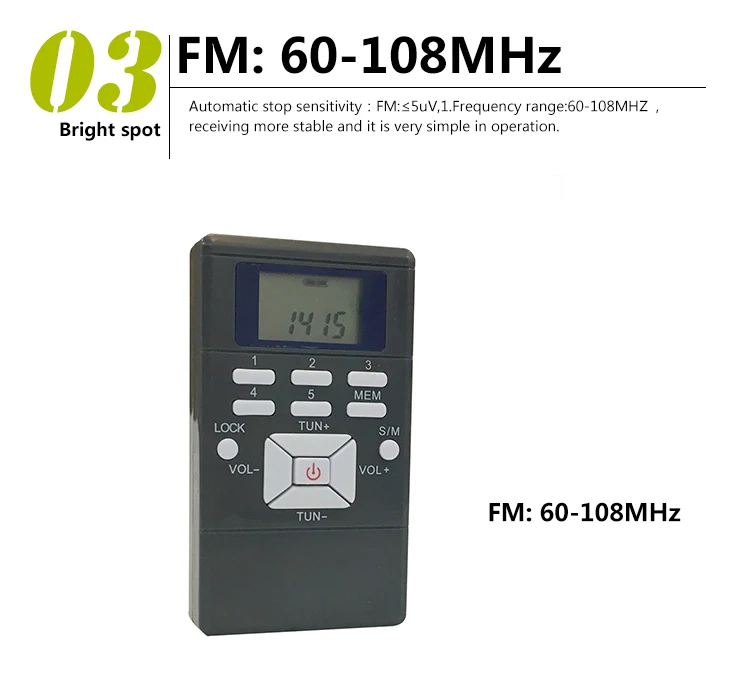 Coolvox CRD-302 портативный многодиапазонный стерео цифровой тюнер FM/коротковолновой радио REC внешняя антенна Встроенные часы с наушником