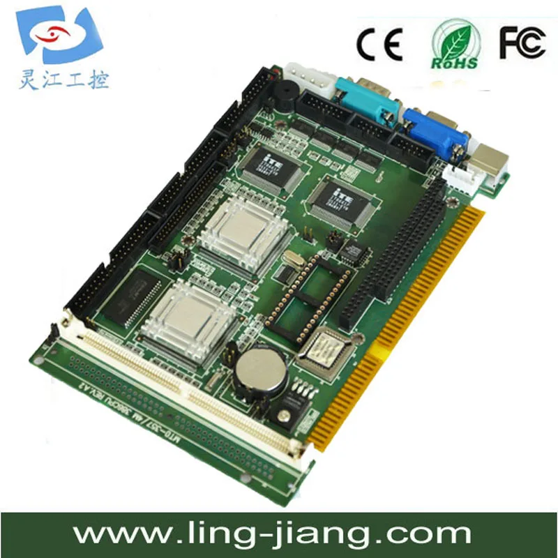 

Aaeon SBC-357/4 industrial motherboard half-size CPU card with MITE 8661F/ISA single board computer