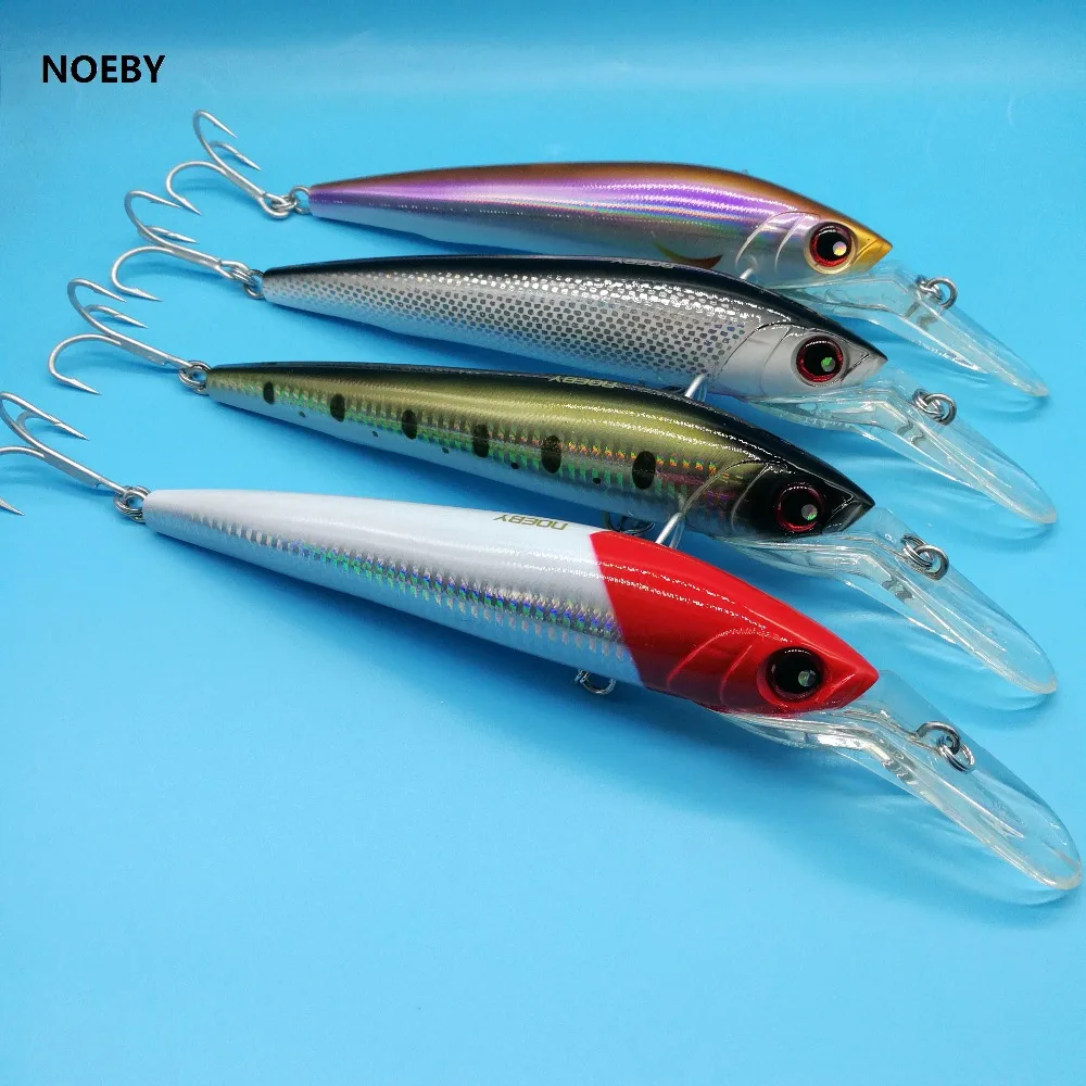 NOEBY 1 шт./лот погружающаяся блесна жесткая приманка 98 г/50 г 8 цветов глубина 7 9 м