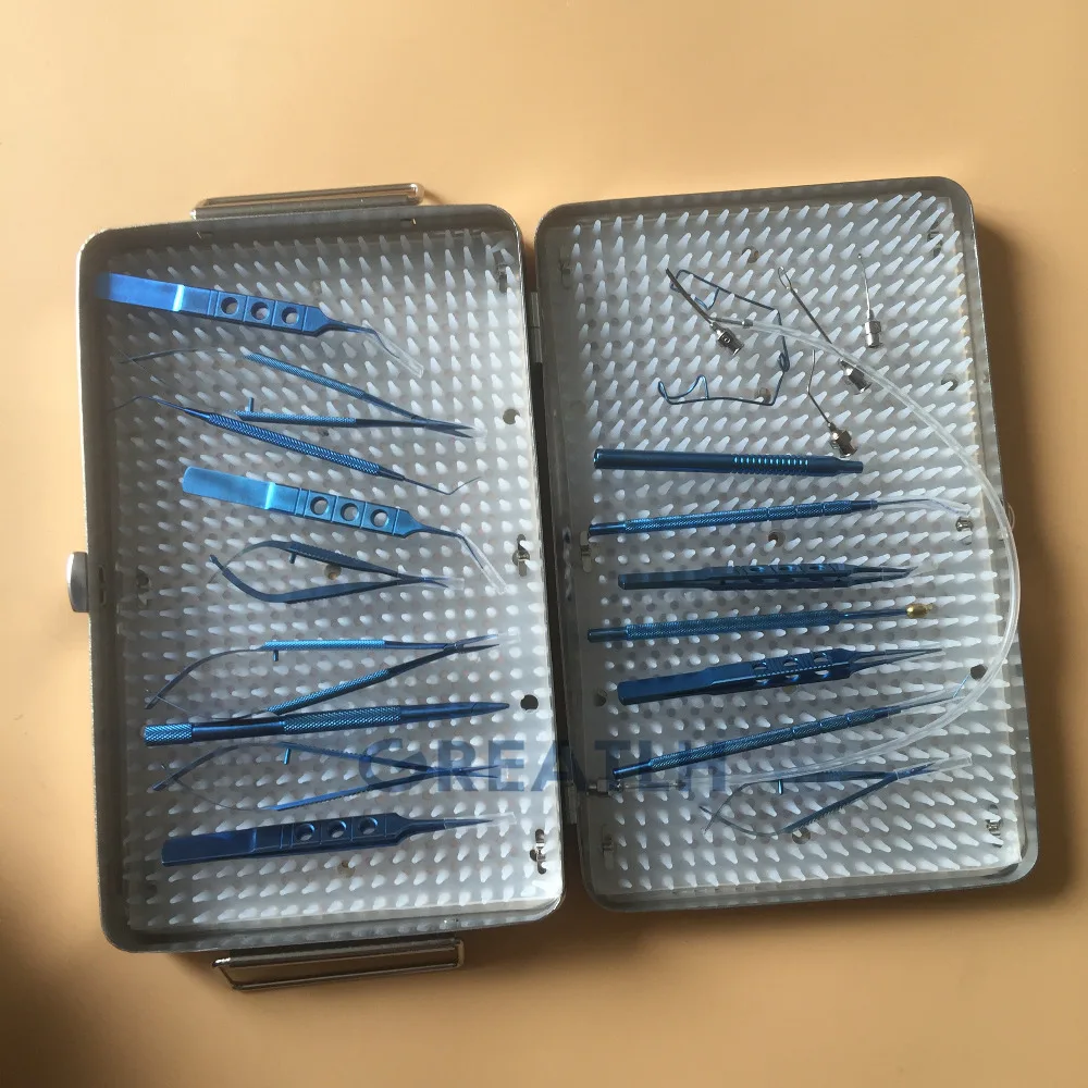 Офтальмологические хирургические инструменты катаракта набор глаз с