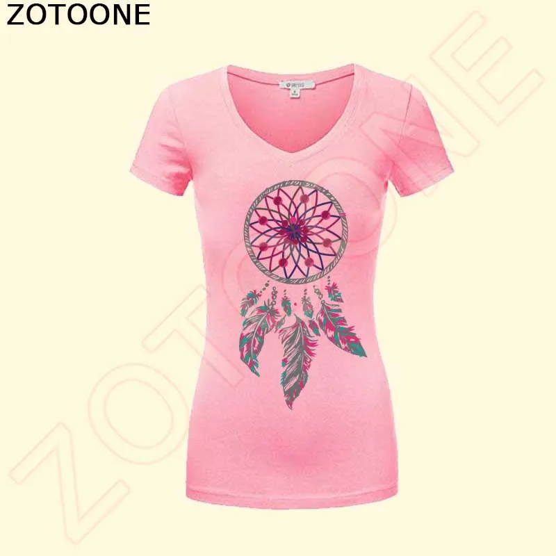 ZOTOONE перья Ловец снов нашивки для девочек одежда наклейки сделай сам тепловые