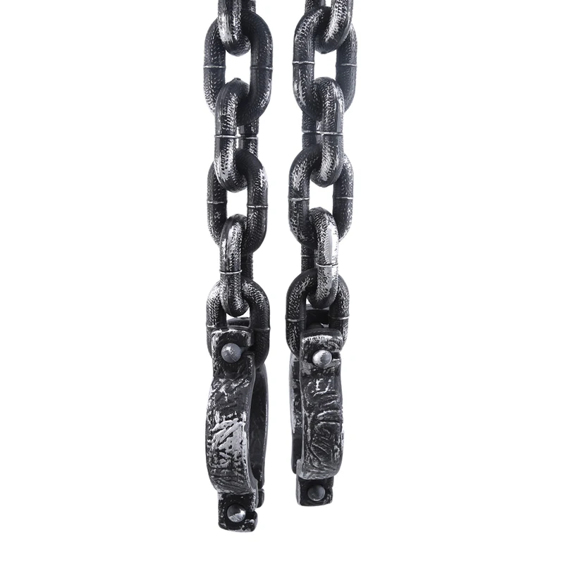 Пластиковые шпильки наручники скобы забавные Хэллоуин косплей заключенные