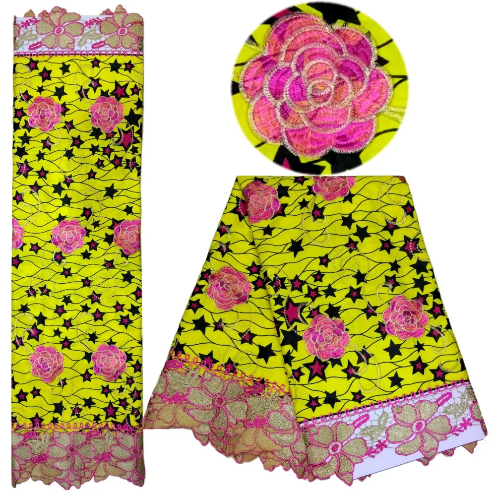 Новое поступление африканская кружевная ткань высококачественный каменный воск