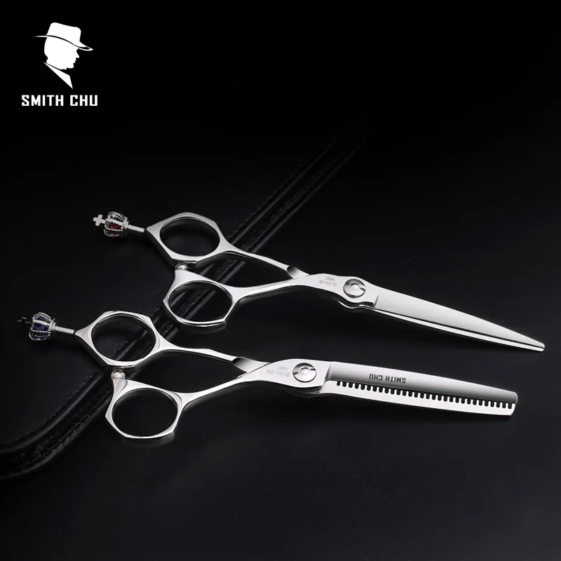 Профессиональные Парикмахерские ножницы Smile Chu Crown XL156 6 дюймов 440C нержавеющая