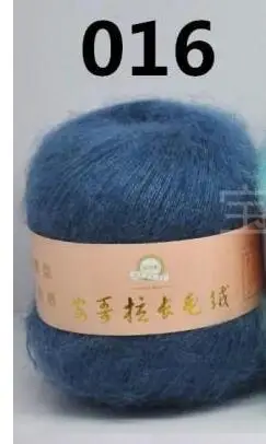 016 niu zai blue TPRPYN 1 шт. = 50 г мягкий мохер Кашемир Вязание шерсть пряжа DIY шаль шарф вязание крючком нитки поставки - Цвет: 016 niu zai blue