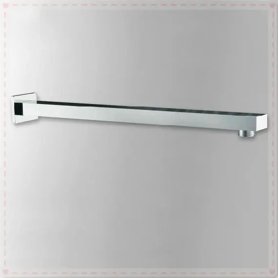 16&quot Wall Mounted Square Shower Arm Chrome Brass Construction Head vasos for jillkets electric water heater | Обустройство дома