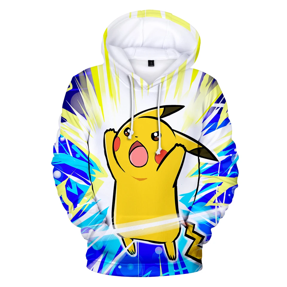 Pokemon/горячая Распродажа толстовки с 3D принтом для женщин и мужчин модные стильные
