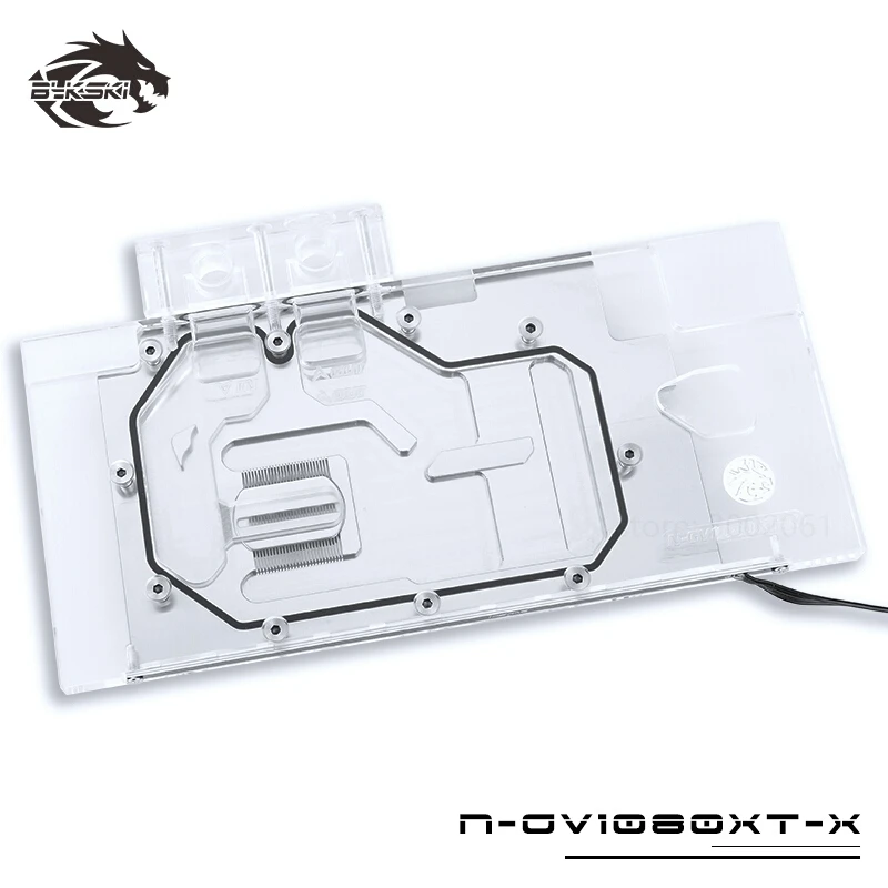 Водяной блок BYKSKI для GIGABYTE GTX1080 Xtreme GAMING/N GV1080XT X/GTX1070 Xtreme/GTX1070Ti/полноэкранный медный