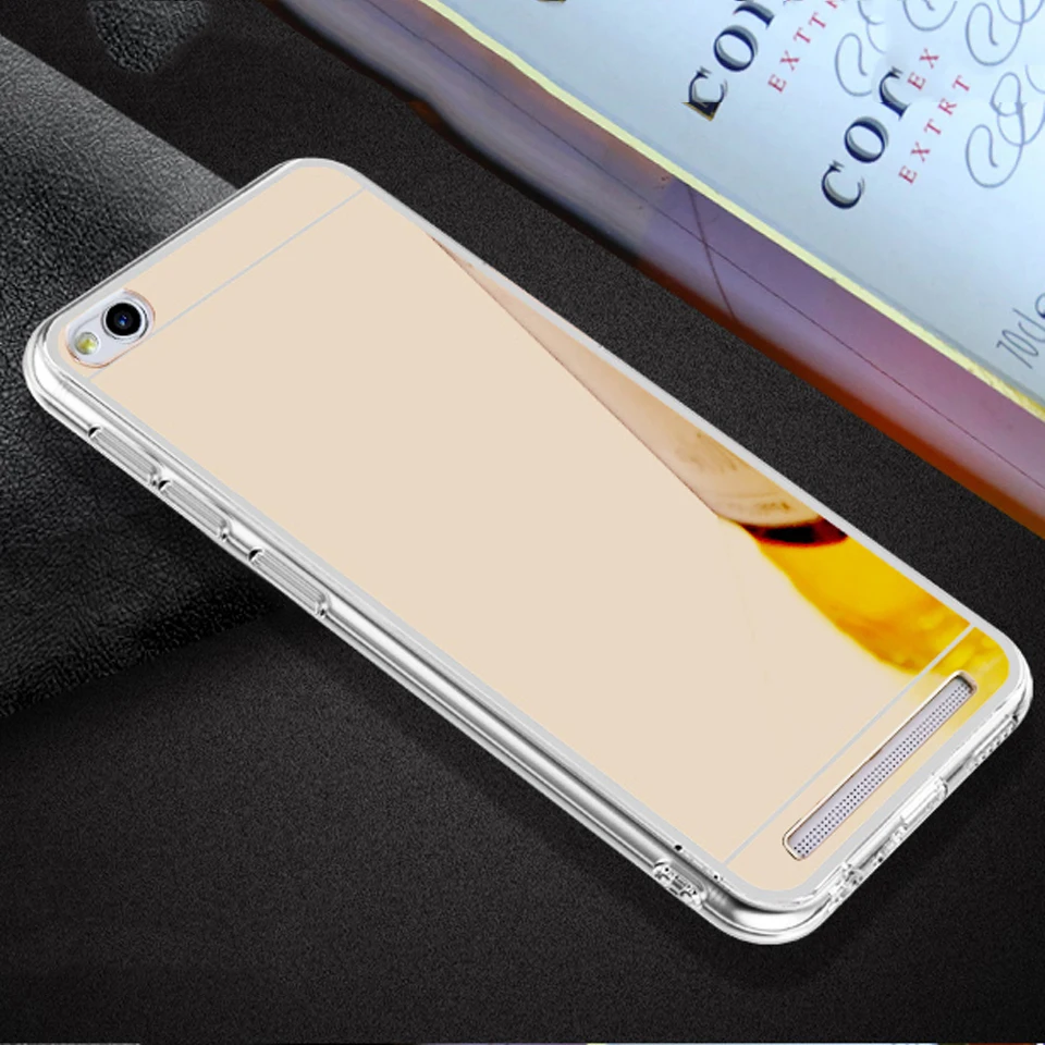 Блестящий зеркальный чехол из ТПУ для XiaoMi RedMi 4X 4A 5 Plus Note 5A 5X A1 A2 LG G3 G4 G7 V10 V20 V30 Moto