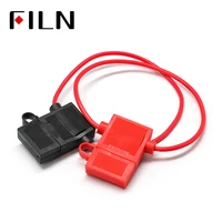 1pcs fuse holder base waterproof insert insurance seat fuse in line holder with wire for car