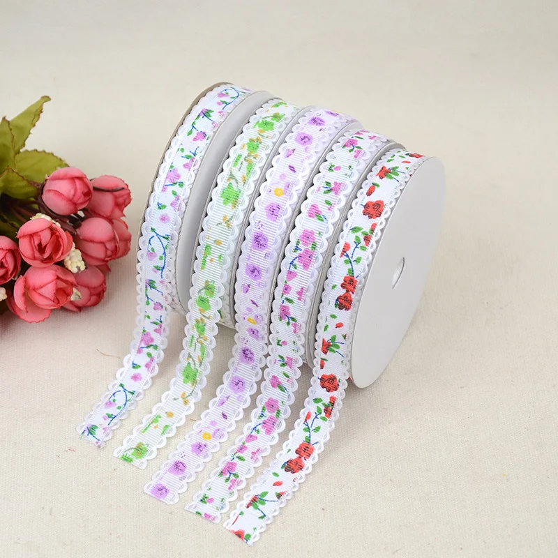

Корсажная лента с цветочным принтом 15 мм, высококачественное кружево для рукоделия, свадебная одежда, аксессуары для шитья и ткани