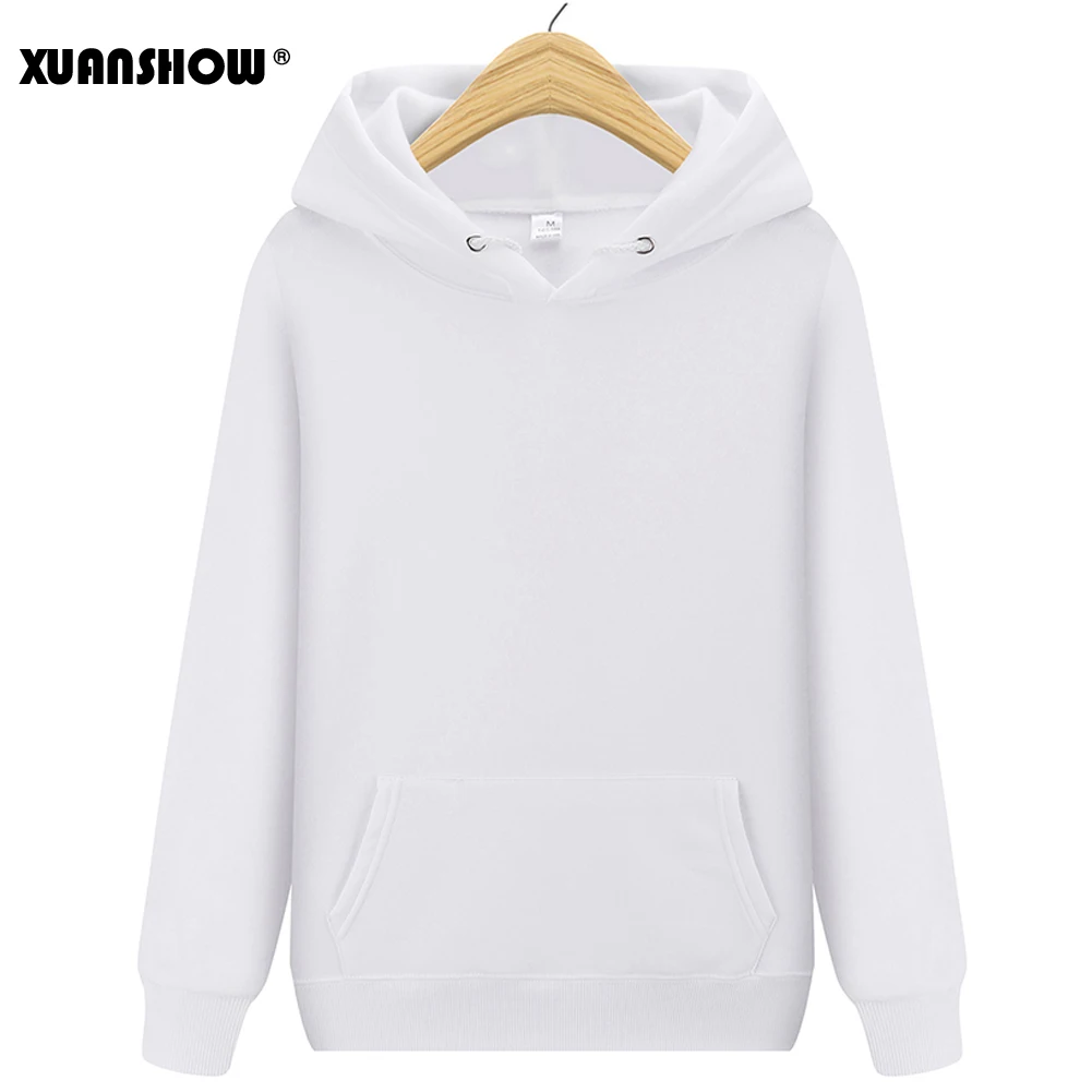 XUANSHOW мода Спортивный костюм женский Осень зима одежда хлопок Длинный рукав Толстовки и длинные брюки Набор из двух частей S-XXL