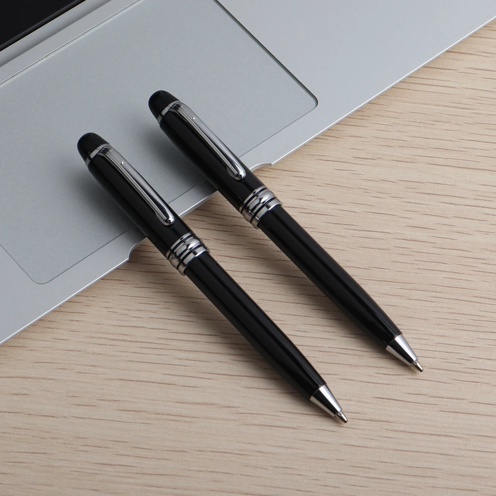 Металлическая ручка GENKKY 2 шт./лот миниатюрные шариковые ручки карманного размера