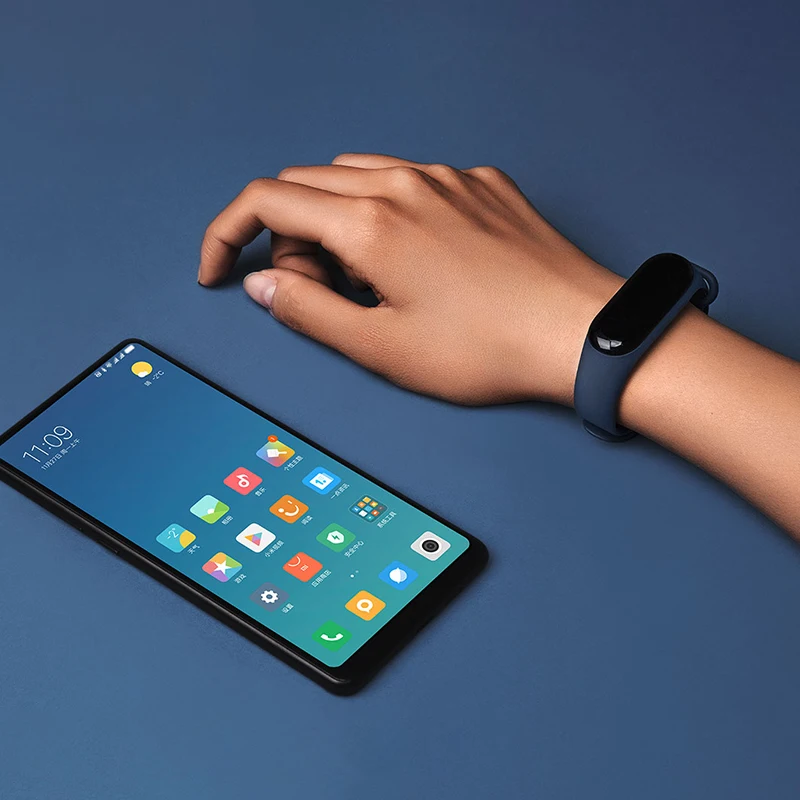 Xiaomi Mi группа 3/2 мгновенном сообщением фитнес-трекер для измерения сердечного ритма OLED Сенсорный экран Водонепроницаемый Смарт Напульсники браслет
