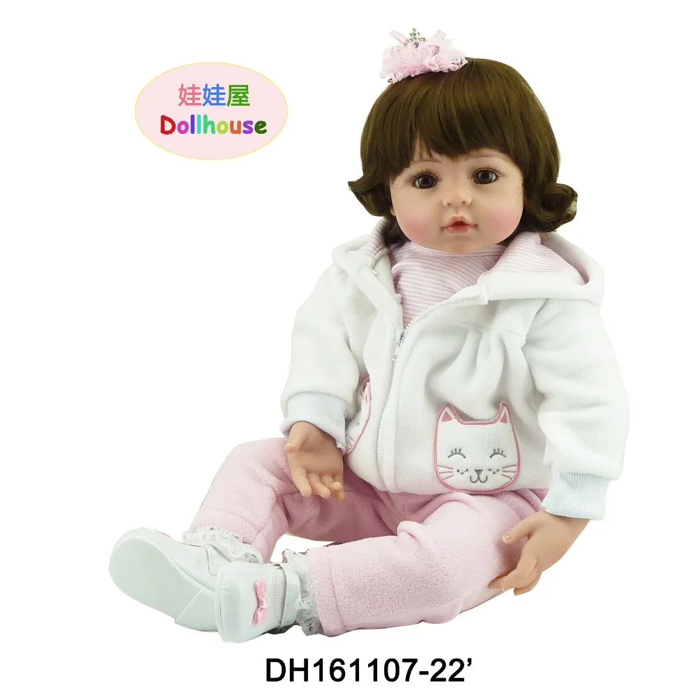Кукла реборн силиконовая виниловая 22 дюйма 55 см|baby reborn dolls|doll rebornreborn dolls |