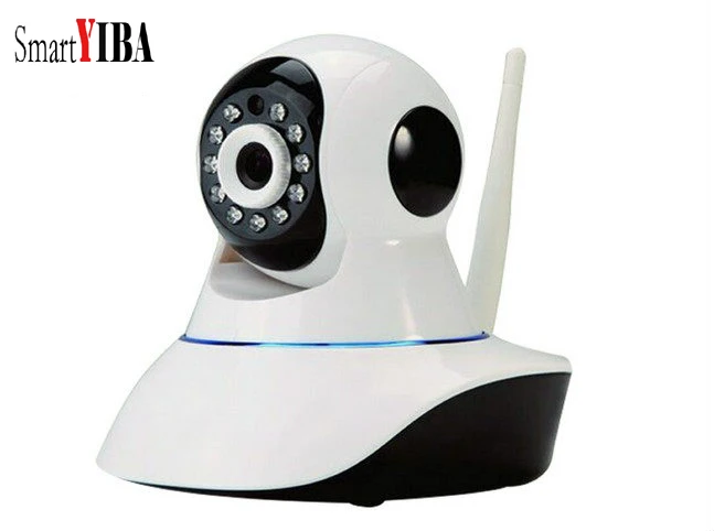 

SmartYIBA Wifi Alarm System Two Way Audio Smart GSM Alarm Home Security Burglar Alarm SMS SIM Apps Remote Monitor 2 IP Cameras