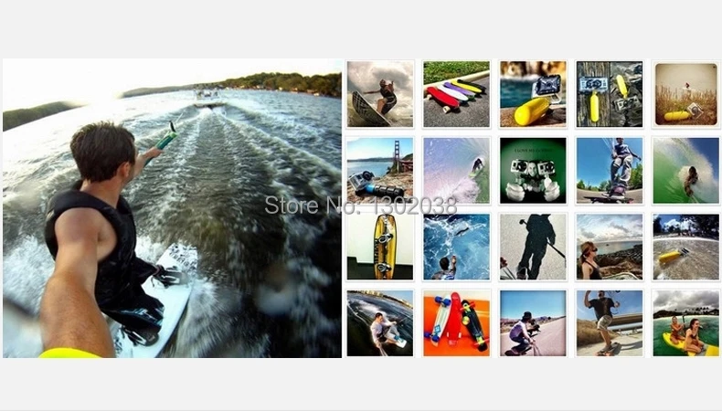 Лидер продаж плавающий поплавок для GoPro Hero 4/3 +/Hero3/Hero2/1/SJ4000/SJ5000 | Электроника