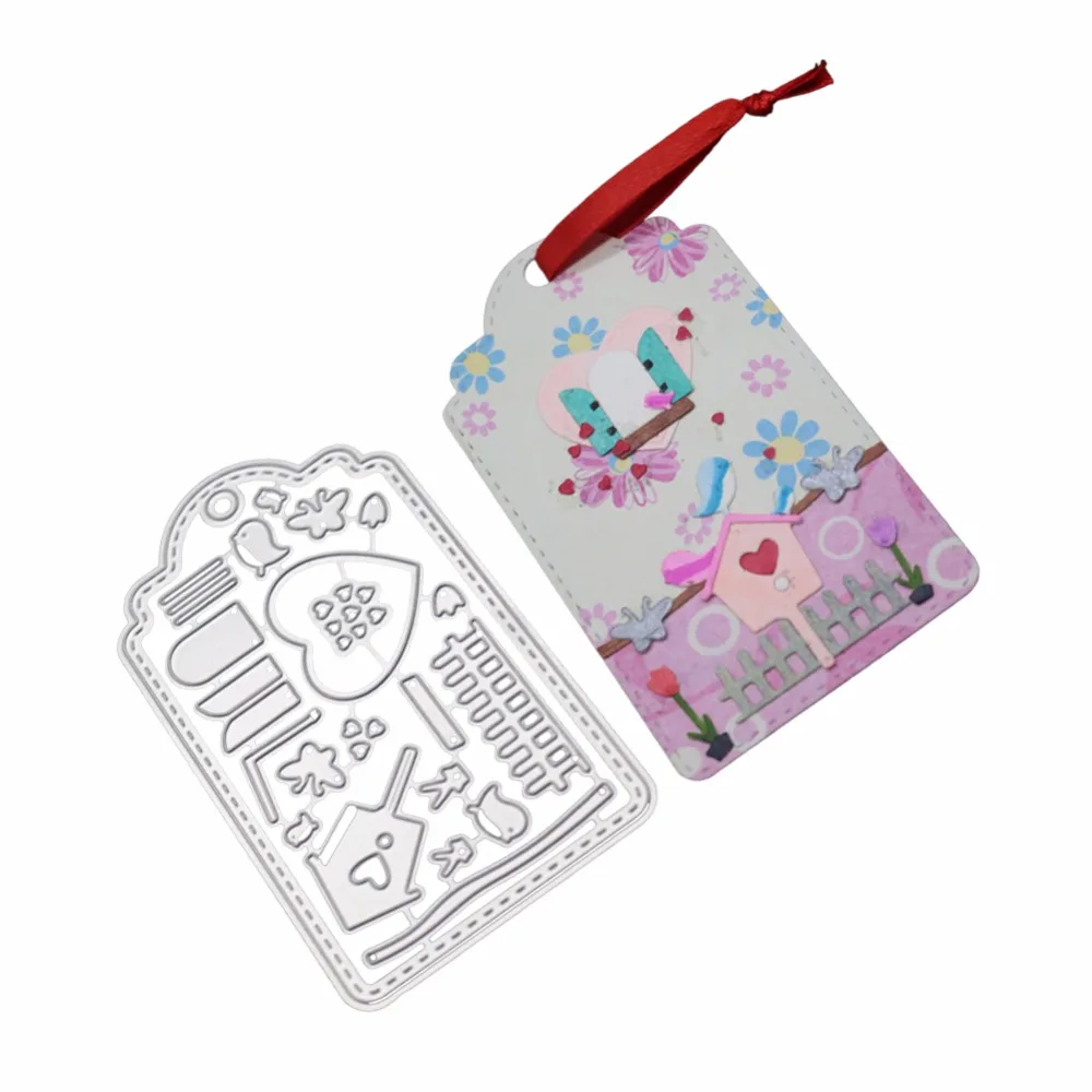 Heart shape Card Скрапбукинг Новое поступление металлические режущие штампы новые 2019