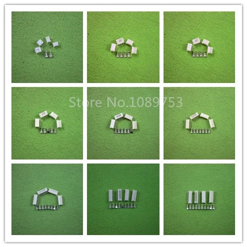 

50 комплектов PH2.0 2P 3P 4P 5P 6P 7P 8P 9P 10P 12P разъем 2,0 мм PH 180 угловой заголовок + Корпус + клемма для автомобиля PCB